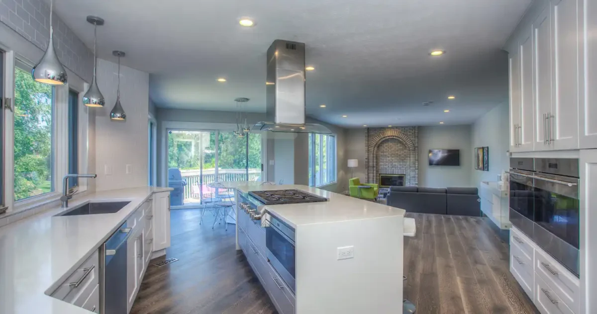 modern island kitchen